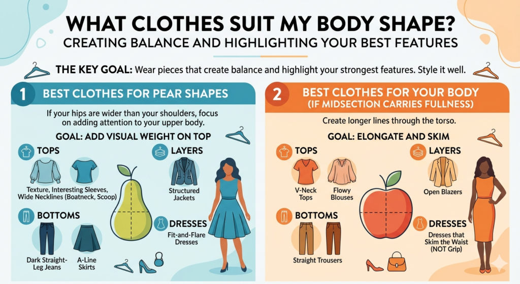 how to dress for your body shape